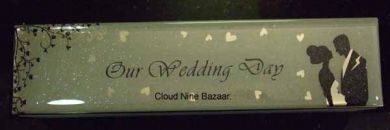 Sparkle Wedding Certificate Holder.